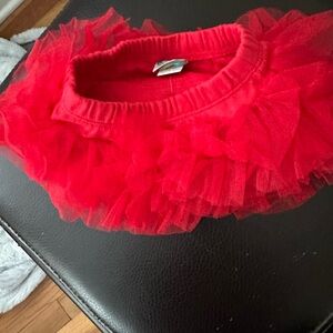 Sara Kety Red Tulle Skirt for Kids